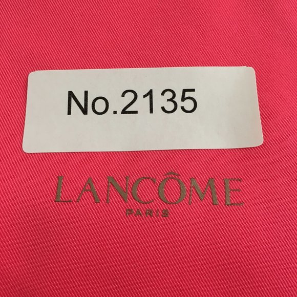 LANCOME NEW Pink Tote/Shoulder Bag Canvas Rectangular Shape Fully Lined - Picture 14 of 14